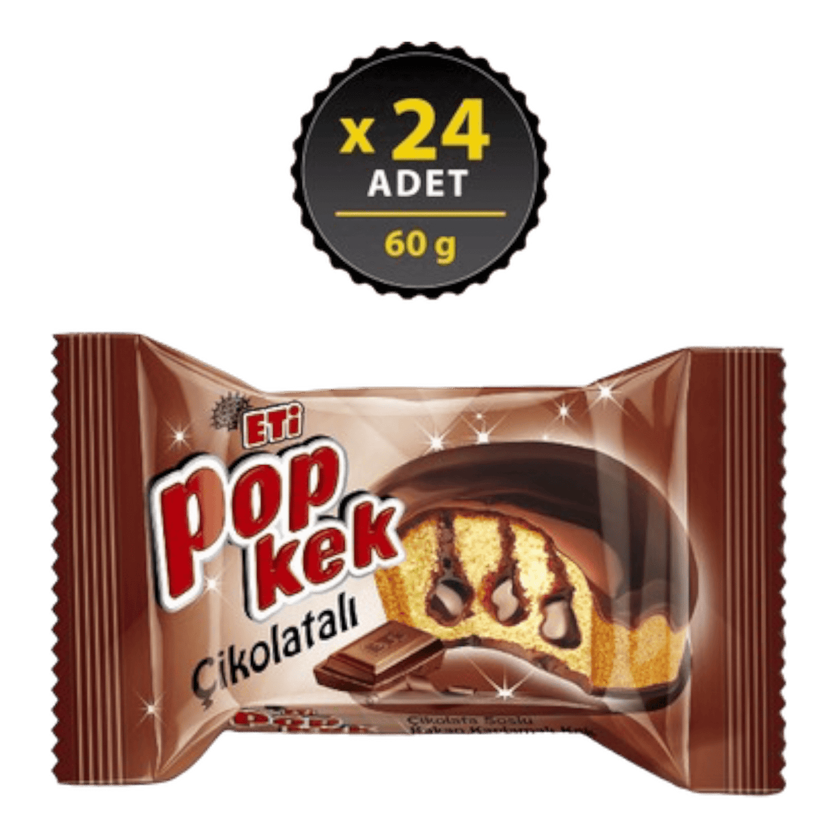 Eti Popkek With Chocolate (24ct x 45g) - CrescentMarket