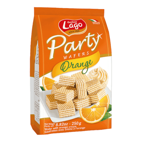 Lago Party Wafer Bags Orange (250g) - CrescentMarket