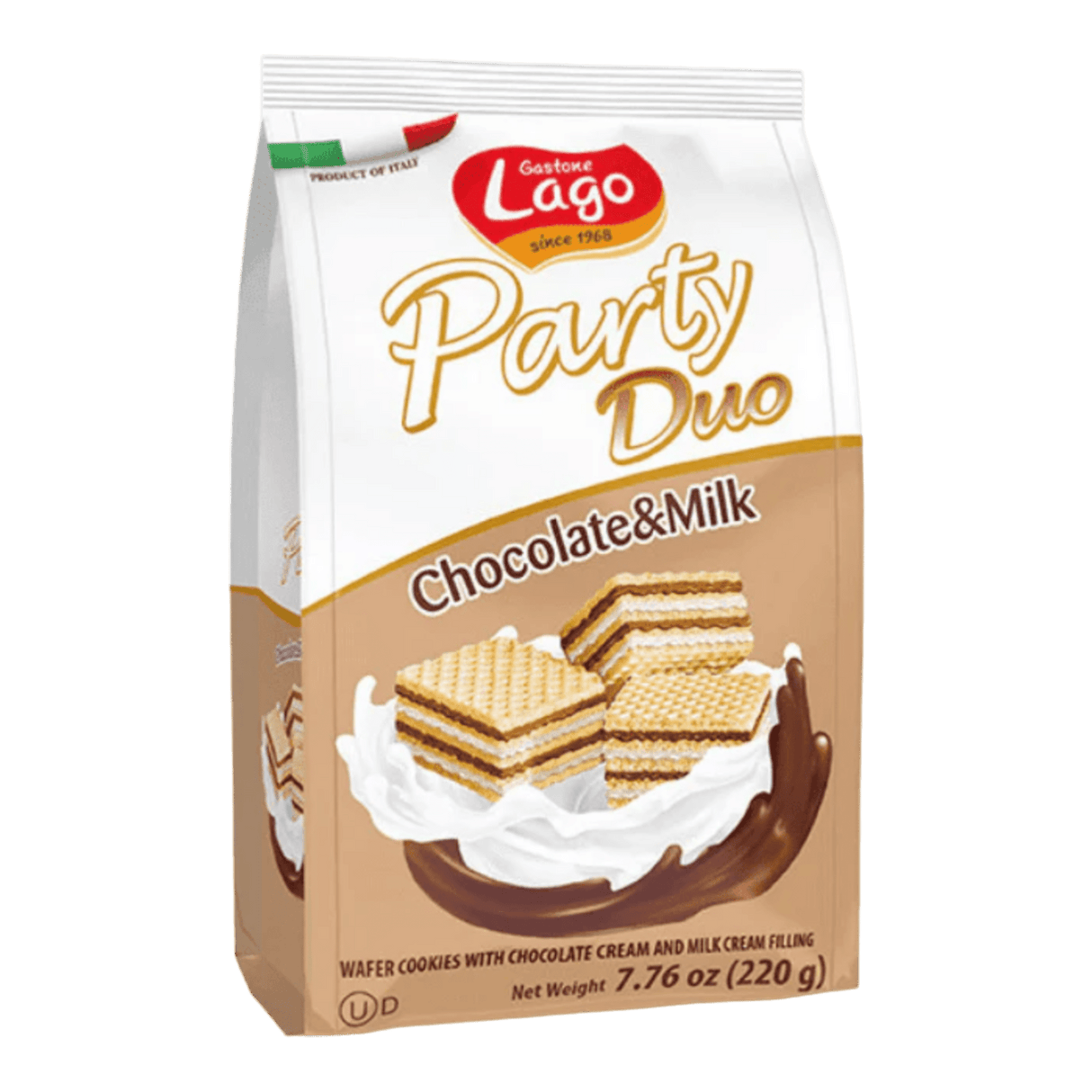 Lago Party Wafer Bags Chocolate & Milk (250g) - CrescentMarket