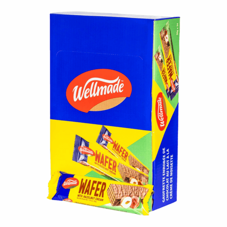 Wellmade Milk Chocolate Wafers (24x30g) - CrescentMarket