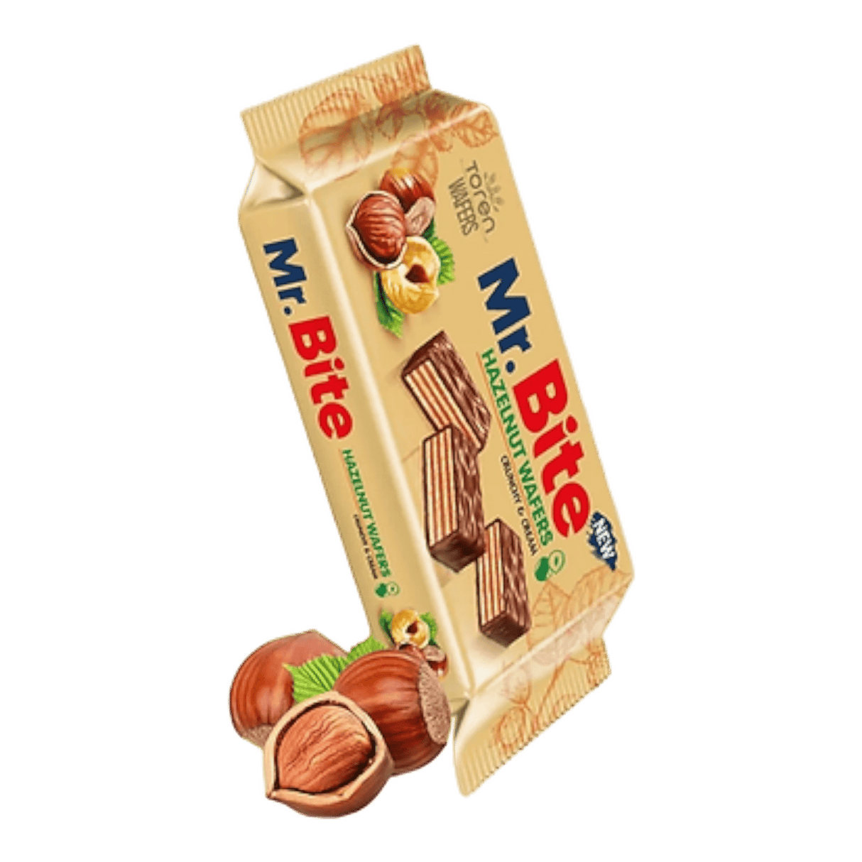 Toren Mr.Bite Hazelnut Wafer (52gx24ct) - CrescentMarket