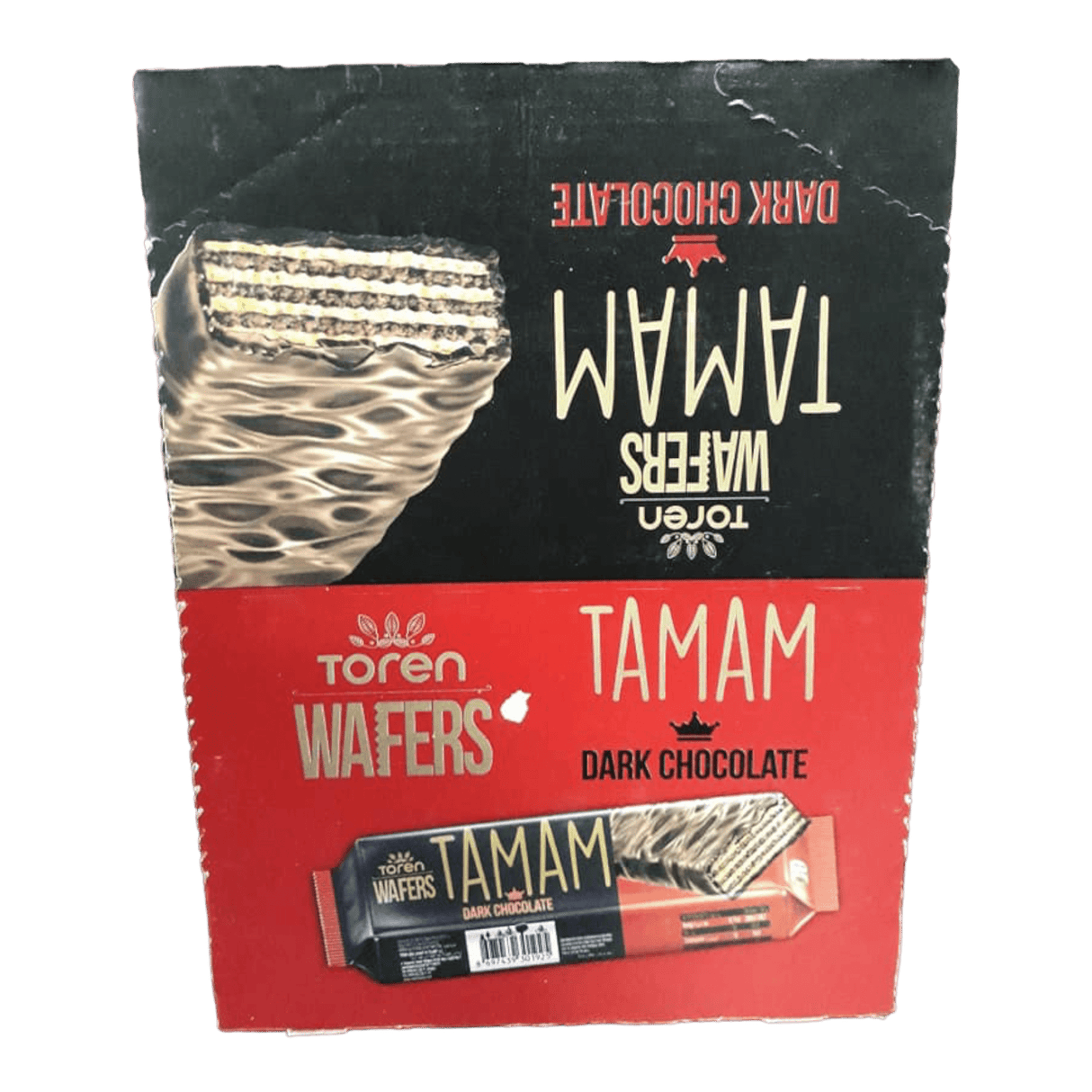 Toren Tamam Dark Chocolate Wafers (38gx24ct) - CrescentMarket