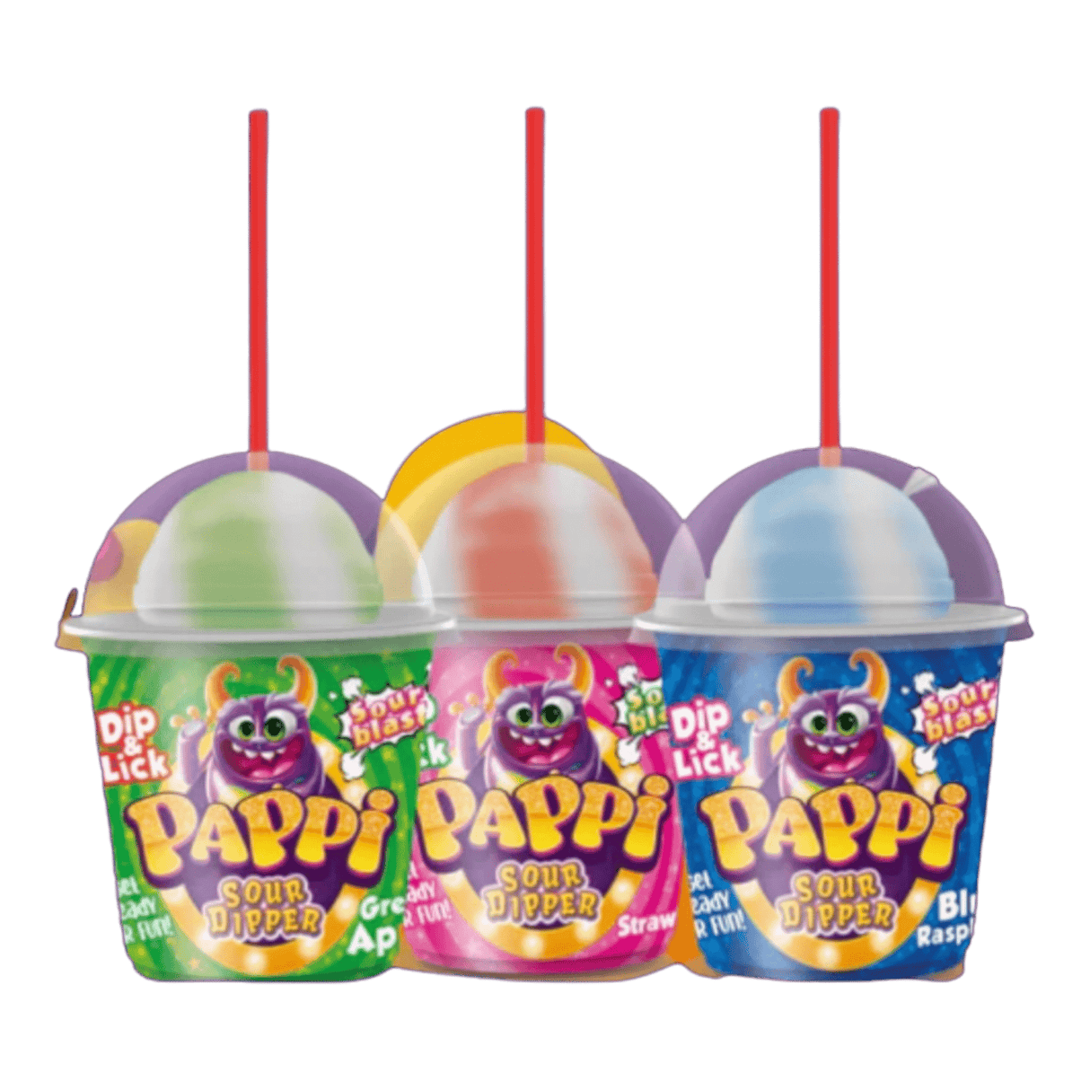 Pappi Sour Dipper Candy 12ct - CrescentMarket