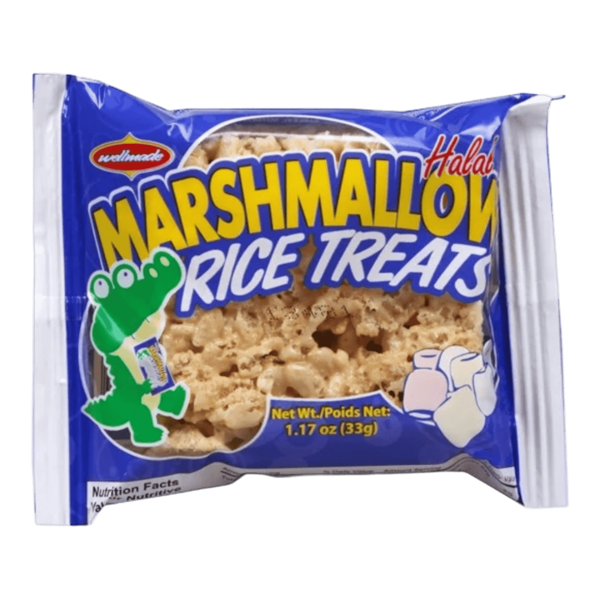 Wellmade Rice Crispy Treats Plain 12-Count - CrescentMarket