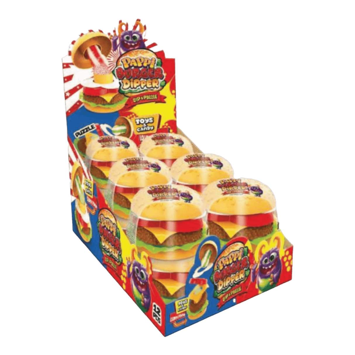 Pappi Burger Dipper Candy 12ct - CrescentMarket