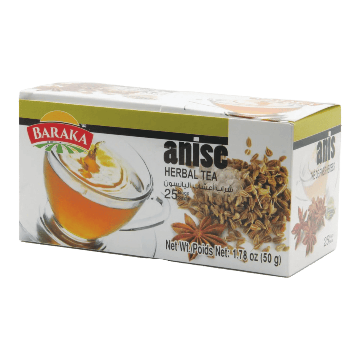 Baraka Anise Tea bags (25ct) - CrescentMarket