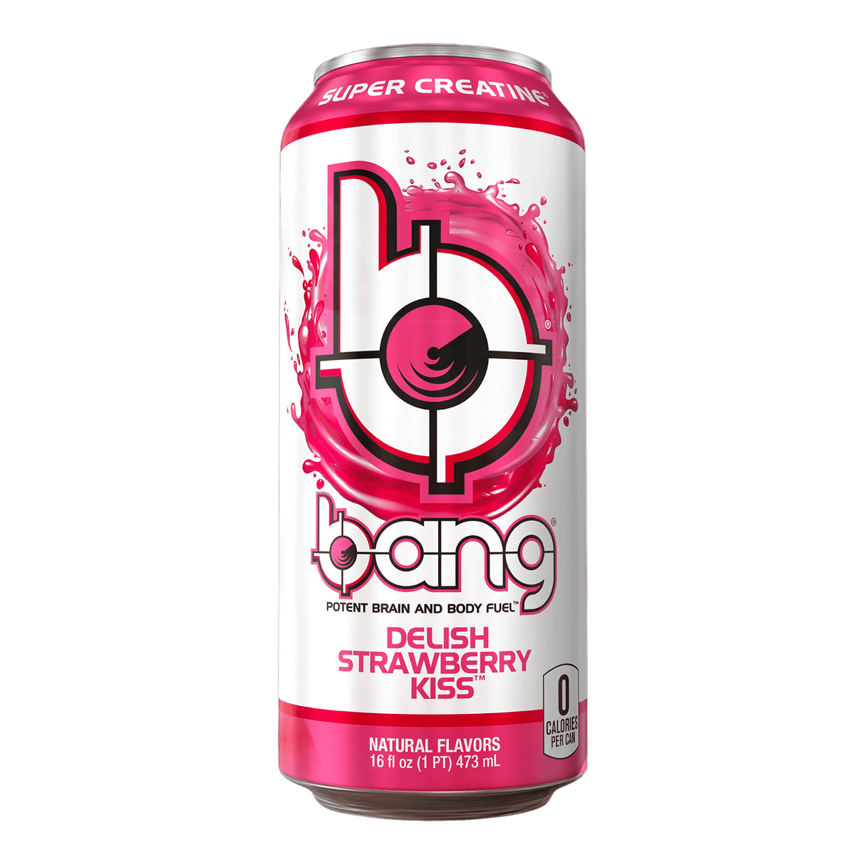 Bang Delish Strawberry Kiss Energy Drink 16oz - CrescentMarket