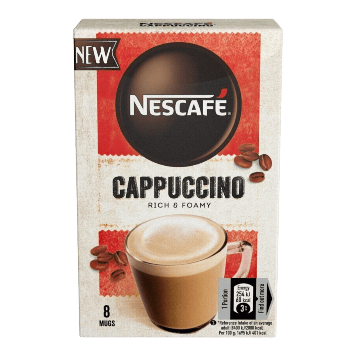 Nescafe Cappuccino rich & Foamy (8 sticks) - CrescentMarket