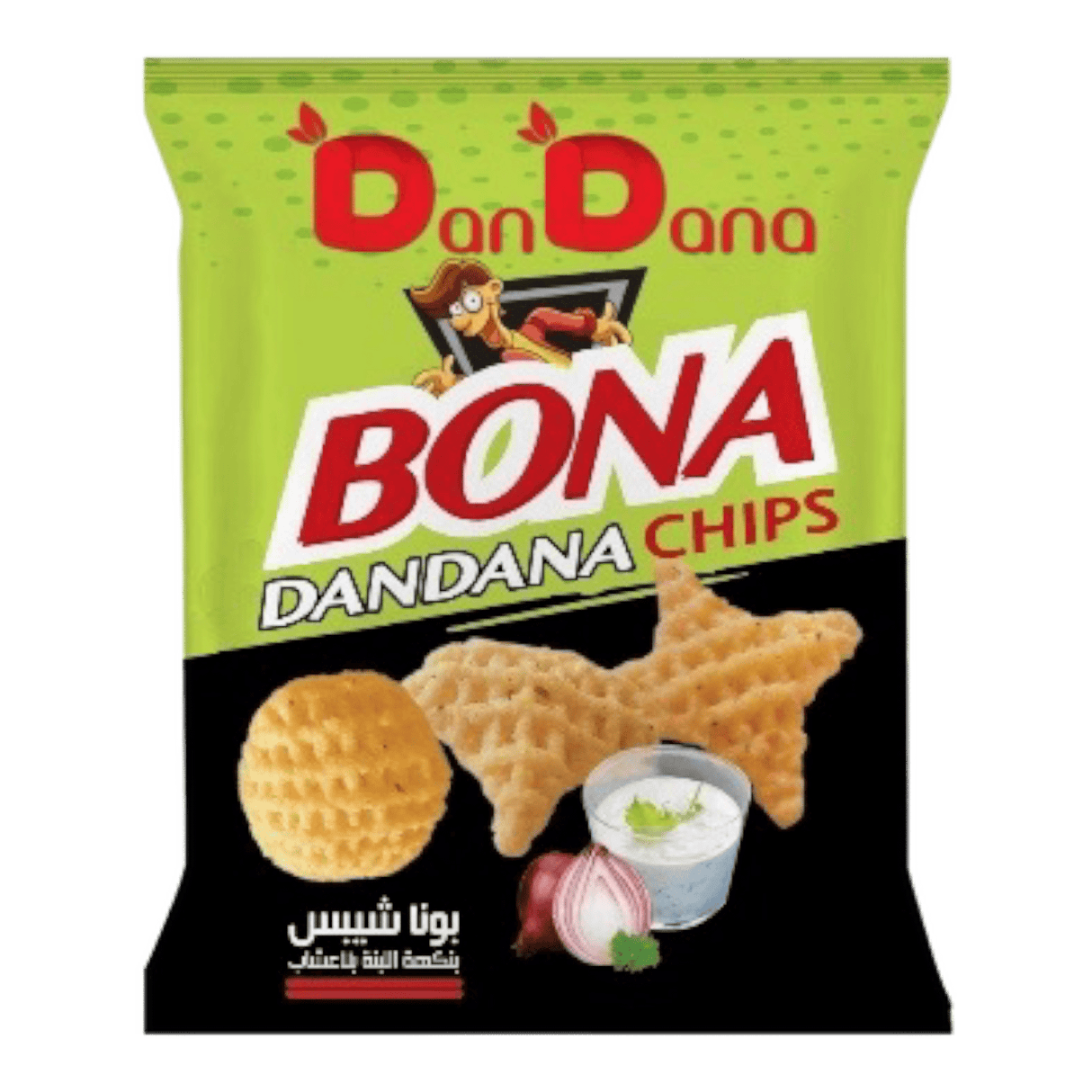 DanDana Sour & Cream Chips 20gr - CrescentMarket