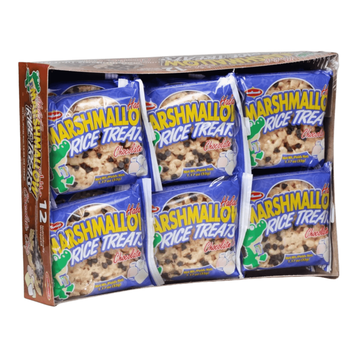 Wellmade Rice Crispy Treats Chocolate Chip 12-Count - CrescentMarket