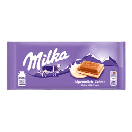 Milka Alpenmilch-Crème (100g) - CrescentMarket