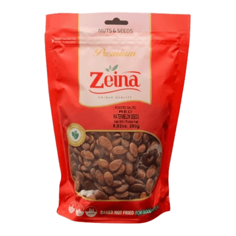 Zeina Roasted Red Watermelon Seeds 250gr - CrescentMarket