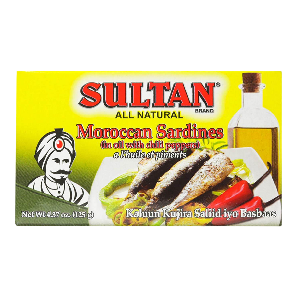 Sultan Sardines in oil with Chili Pepper 125gr - CrescentMarket