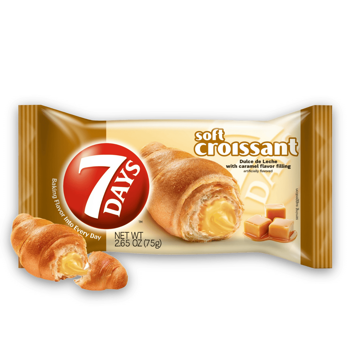 7-Days Soft Croissant Dulce De Leche 6ct - CrescentMarket