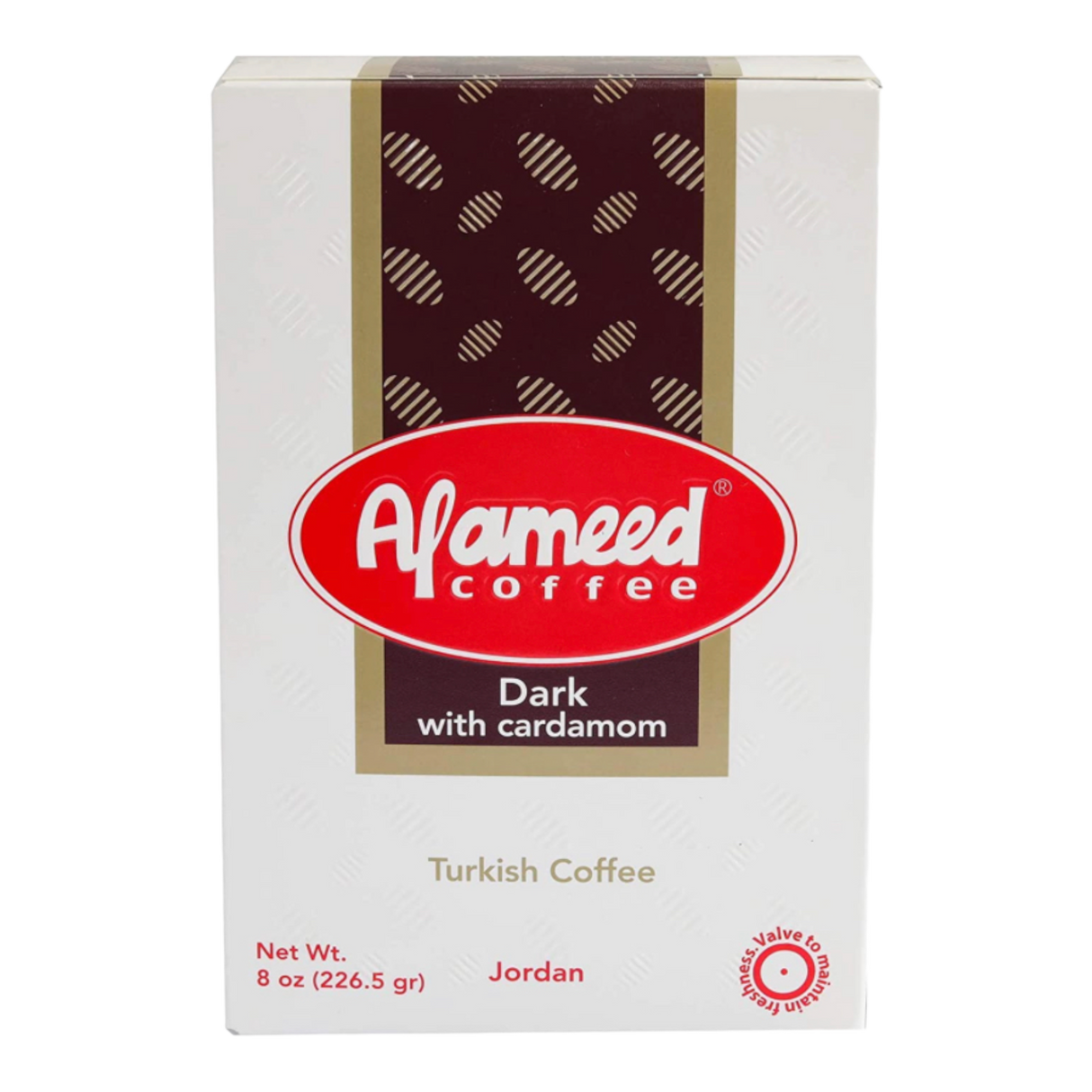 Al-Ameed Dark Roast Ground Coffee w/ Cardamom - CrescentMarket