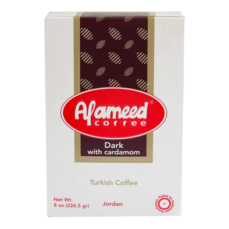 Al-Ameed Dark Roast Ground Coffee w/ Cardamom - CrescentMarket