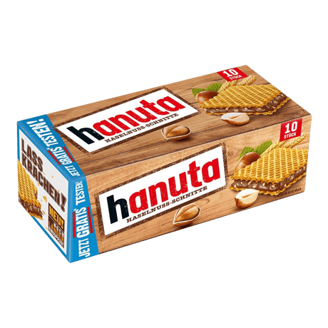 Hanuta Hazelnut Wafers 220gr (Italy) - CrescentMarket