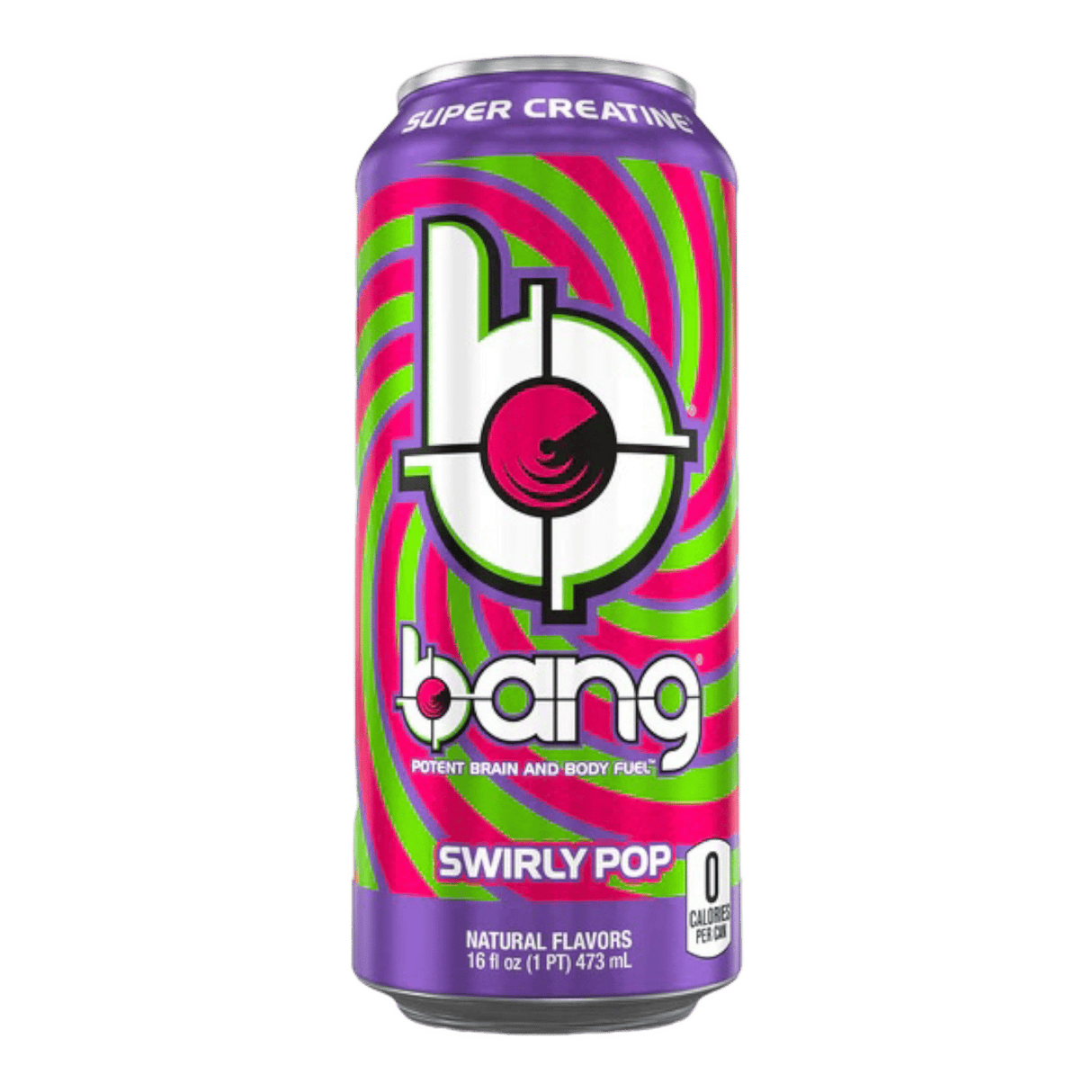 Bang Swirly Pop Energy Drink 16oz - CrescentMarket