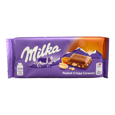 Milka Peanut Crispy Caramel (100g) - CrescentMarket