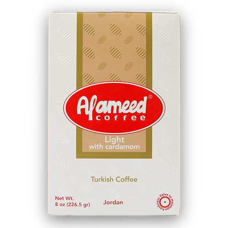 Al-Ameed Light Roast Ground Coffee W/Cardamom - CrescentMarket