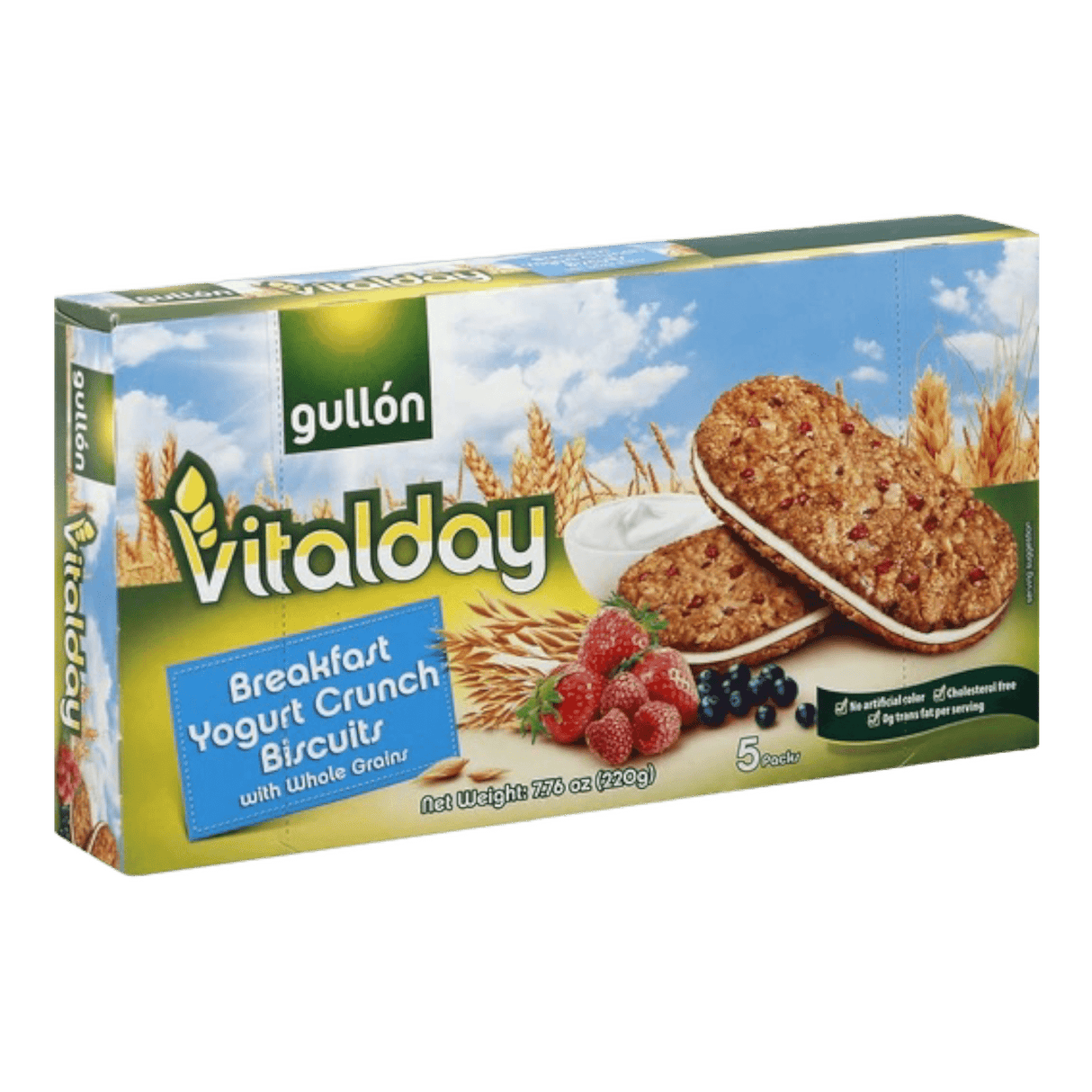 Gullon Sugar Free Yogurt Crunch Cookies - CrescentMarket
