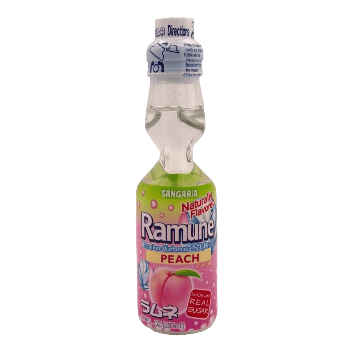 Ramune Peach Drink - CrescentMarket