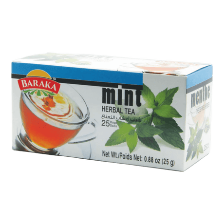 Baraka Mint Herbal Tea bags (25ct) - CrescentMarket