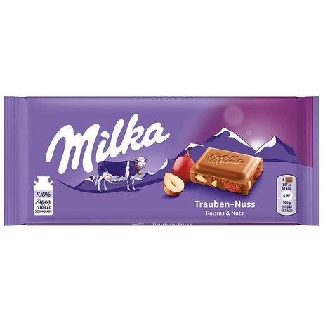 Milka Raisins & Nuts (100g) - CrescentMarket