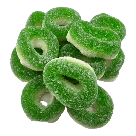 Sour Apple Gummy Rings - CrescentMarket