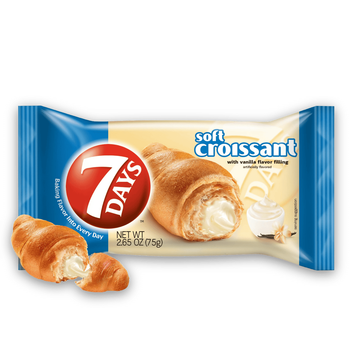 7-Days Soft Croissant Vanilla 6ct - CrescentMarket