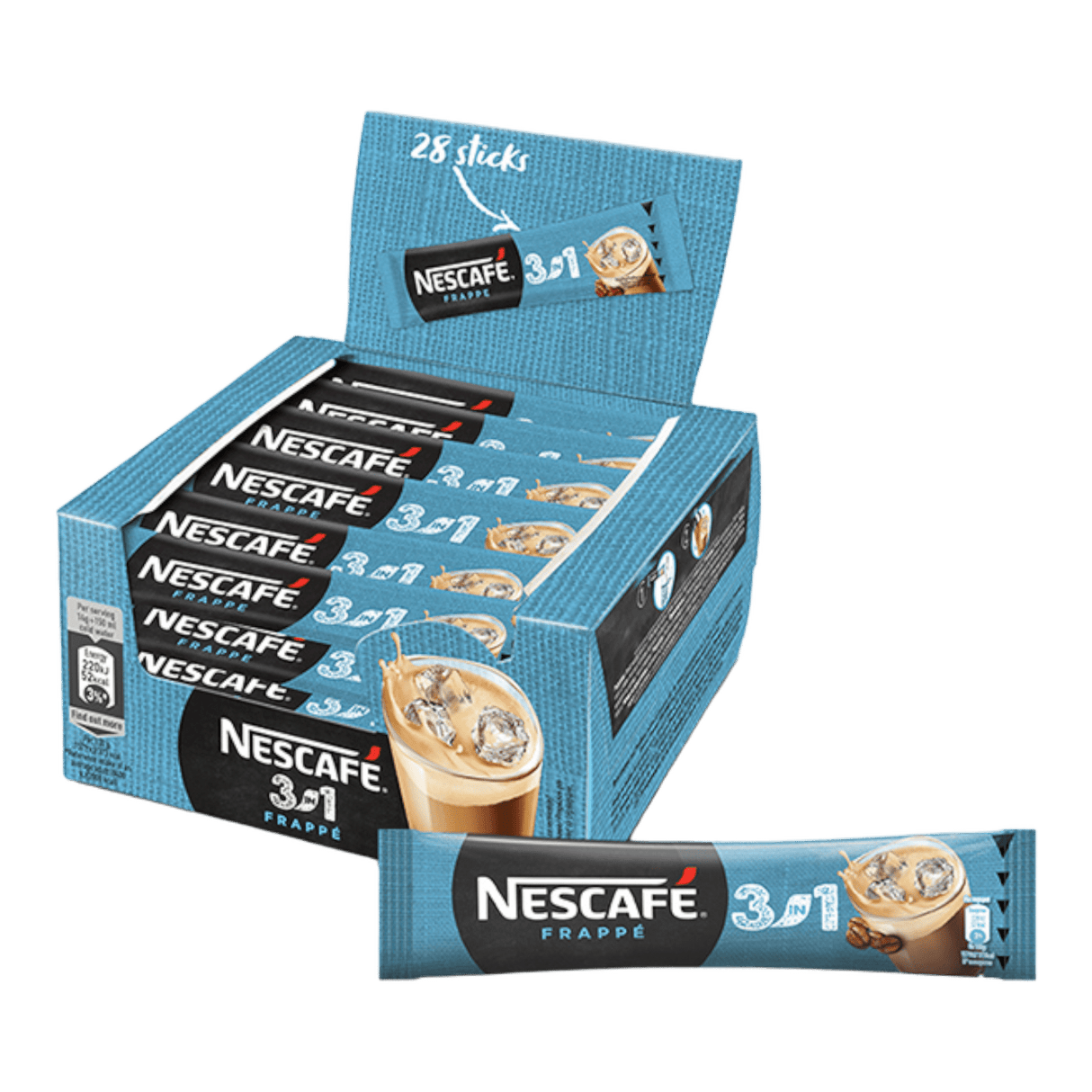 Nescafe 3 in 1 Frappe (28 sticks) - CrescentMarket