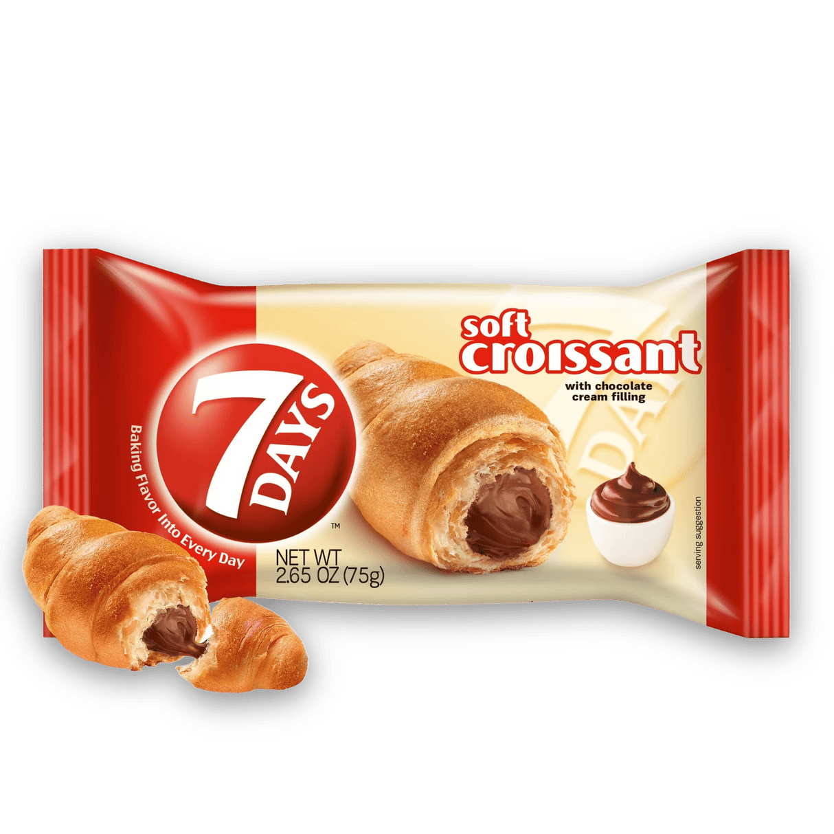 7-Days Soft Croissant Chocolate 6ct - CrescentMarket