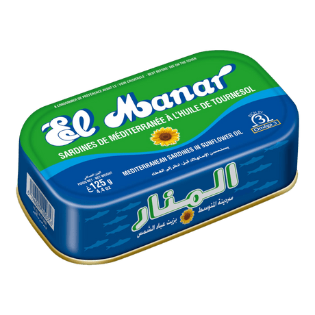 Elmanar Sardines in Sunflower Oil 125gr - CrescentMarket