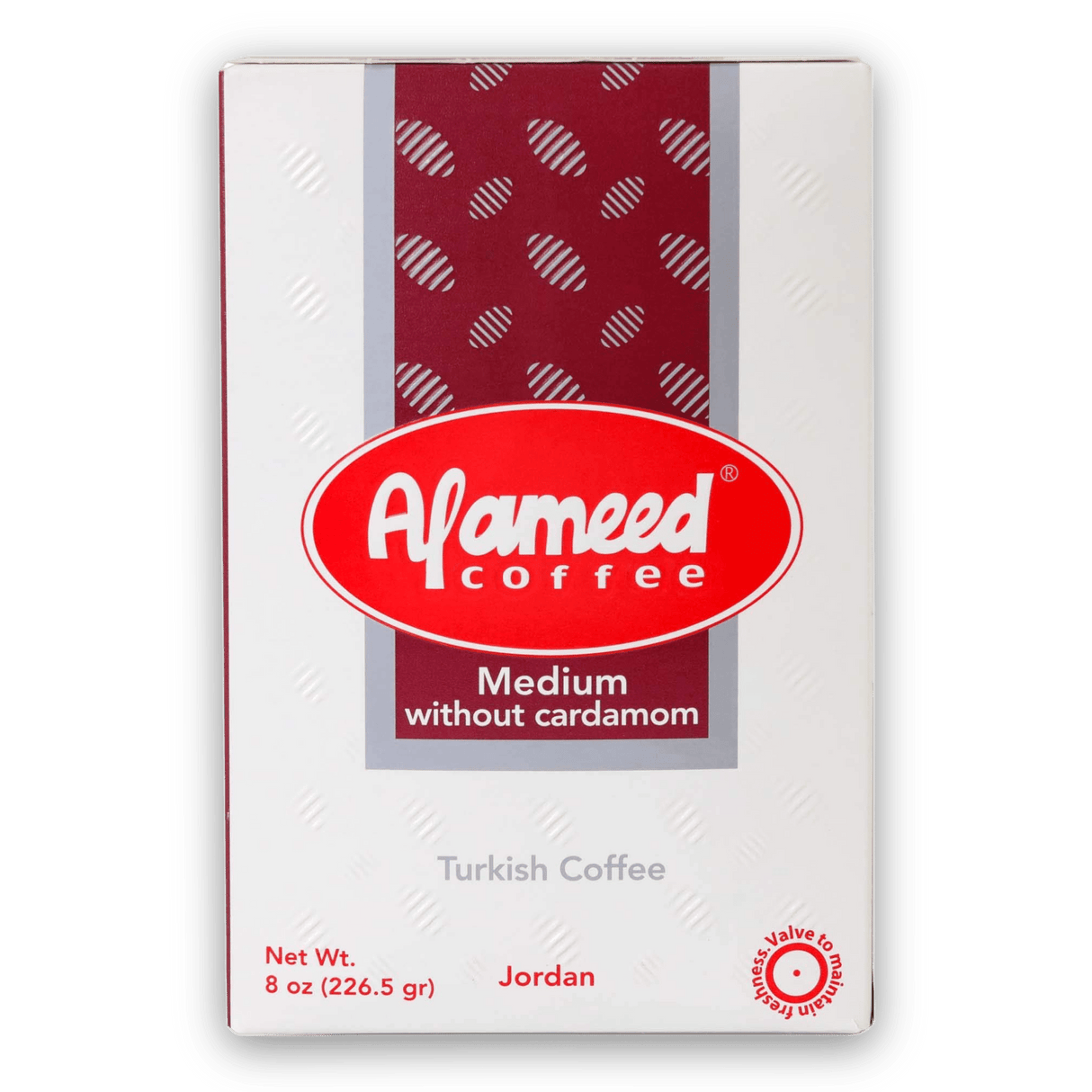 Al-Ameed Med Roast Ground Coffee without Cardamom - CrescentMarket