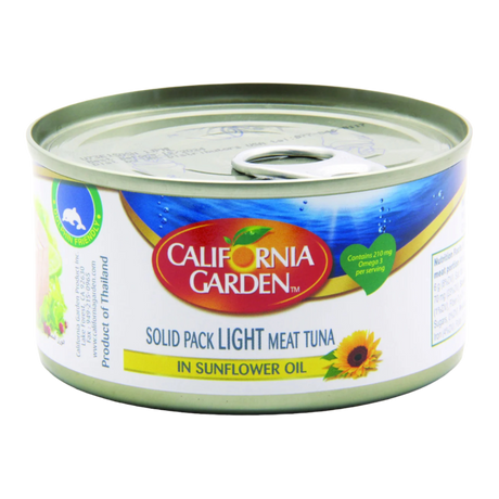 California Garden Tuna in Sunflower oil 185gr - CrescentMarket