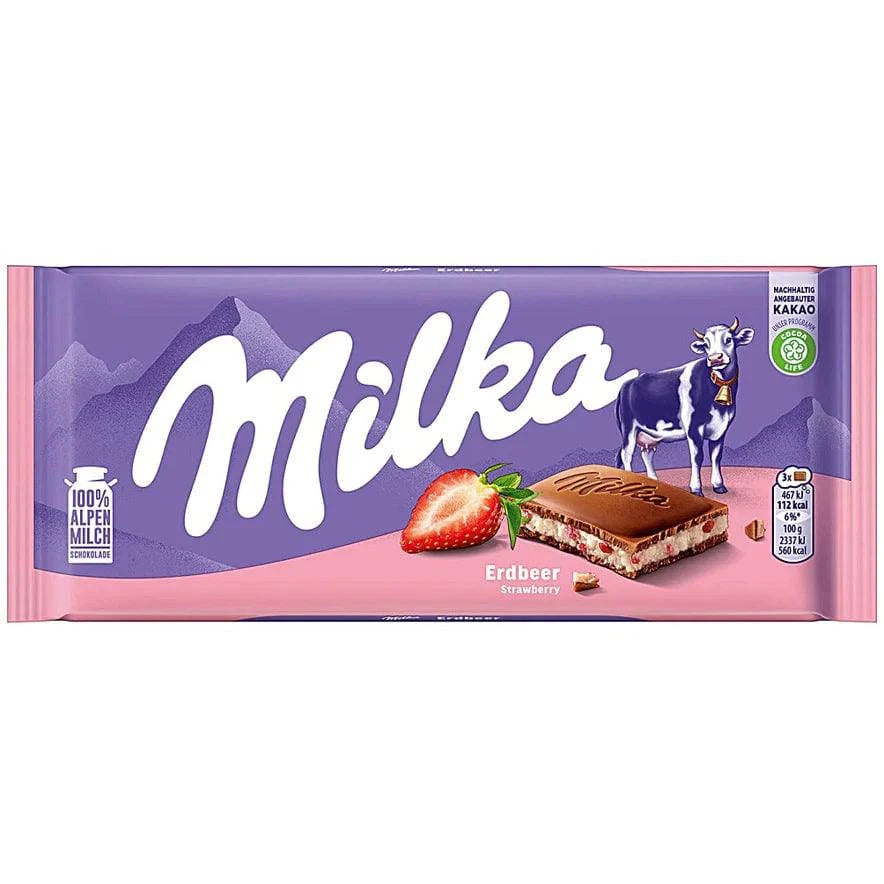 Milka Strawberry (100g) - CrescentMarket