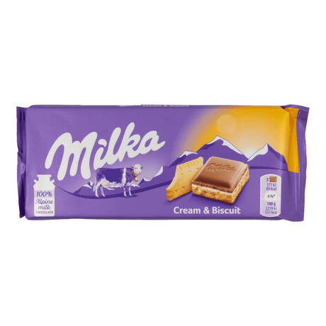 Milka Creme and Biscuit (100g) - CrescentMarket