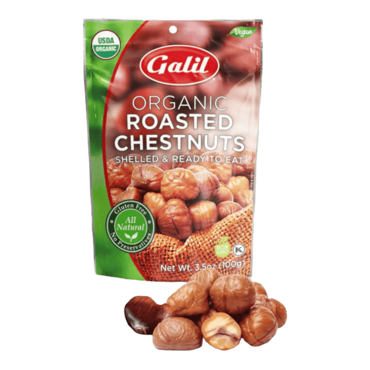 Galil Roasted Chestnuts 3.5oz - CrescentMarket