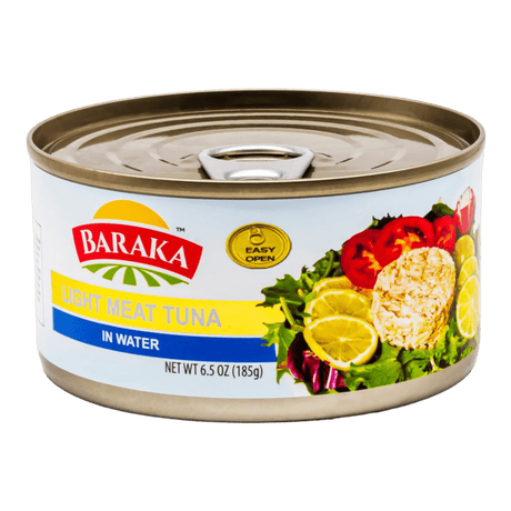 Baraka Light Meat Tuna in water 185gr - CrescentMarket