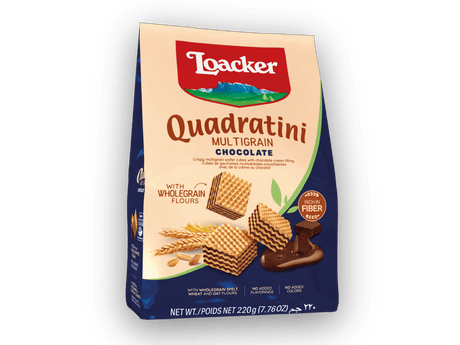 LOACKER Quadratini Multigrain Chocolate - CrescentMarket