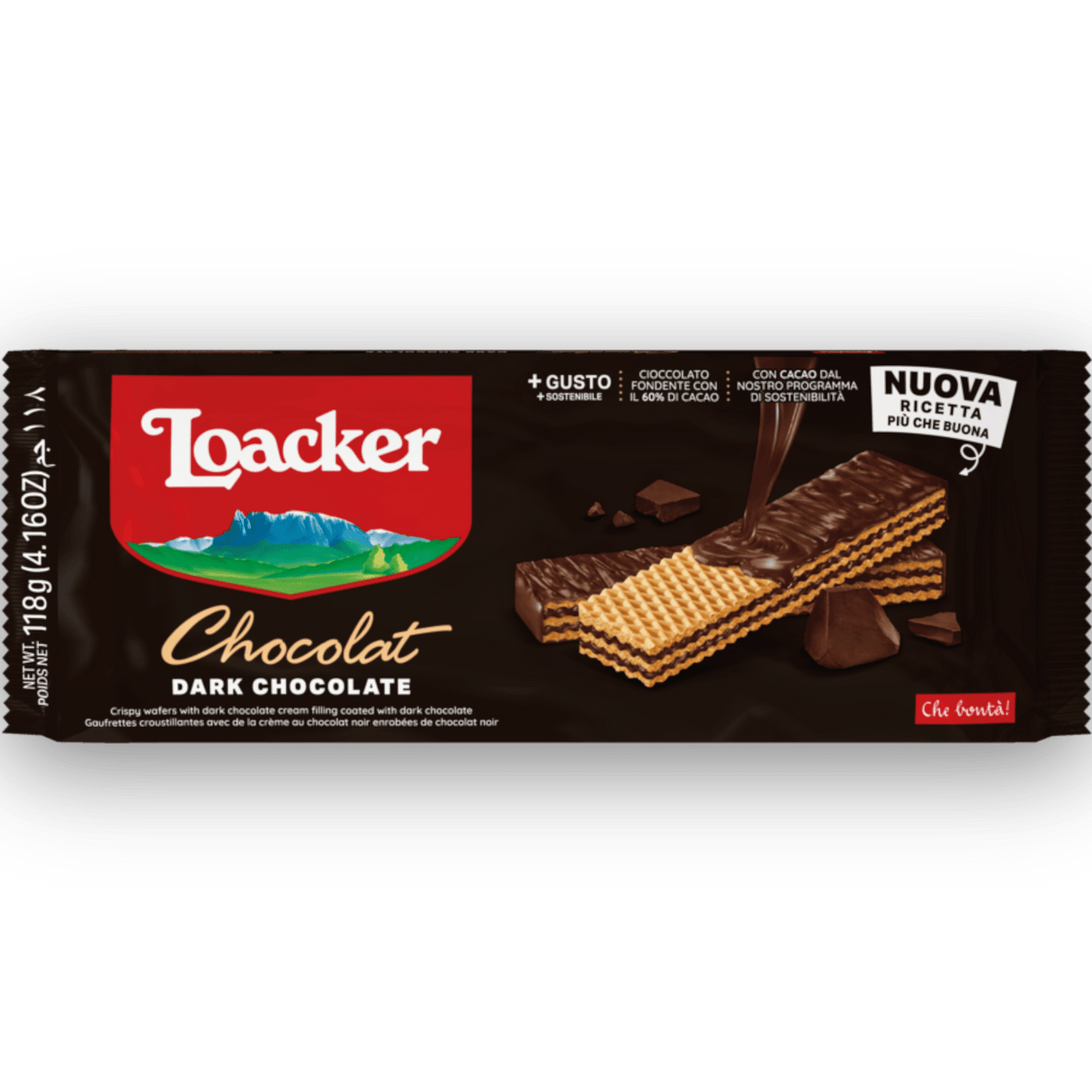 LOACKER Chocolat Dark Wafers - CrescentMarket