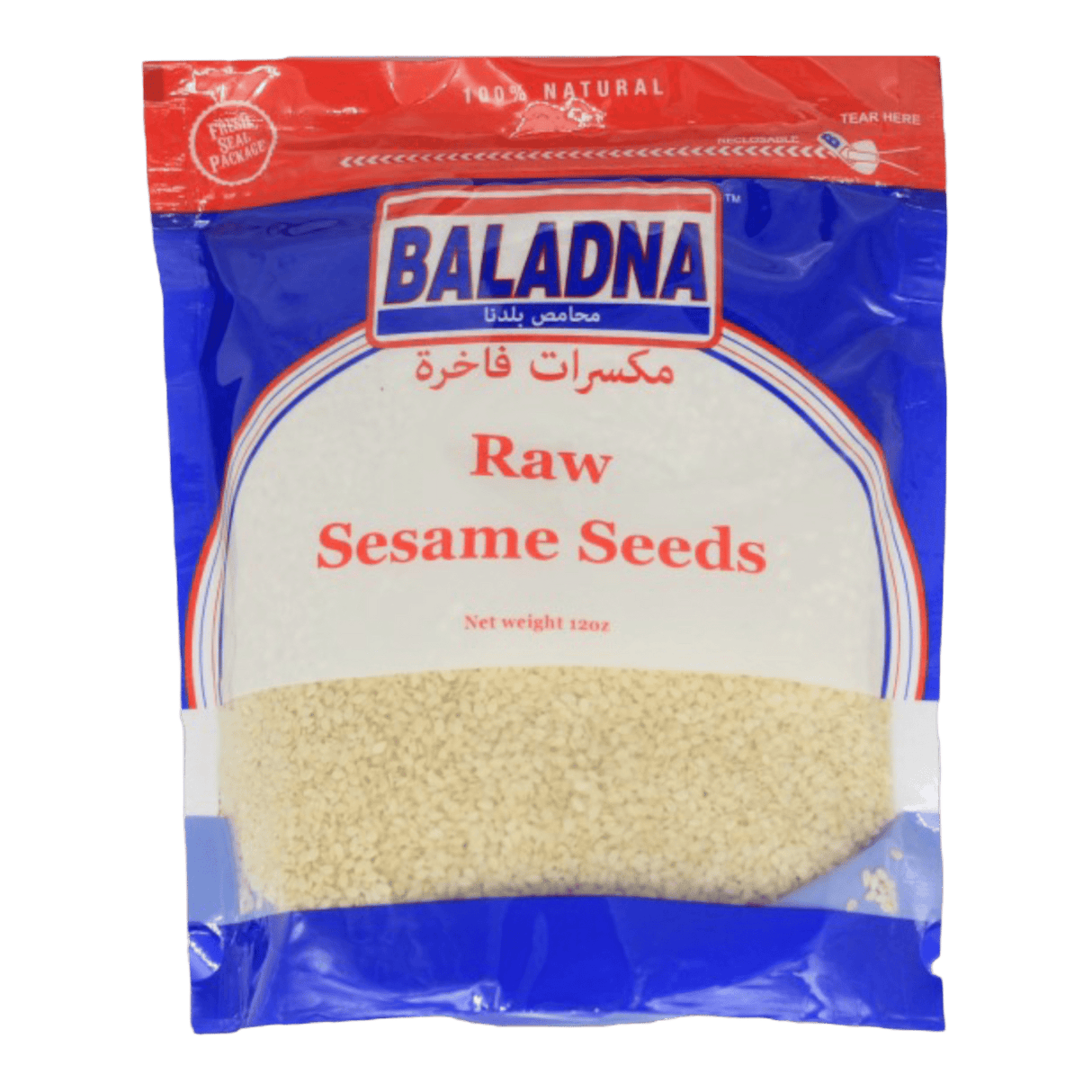 Baldna Raw Sesame Seeds 12oz - CrescentMarket