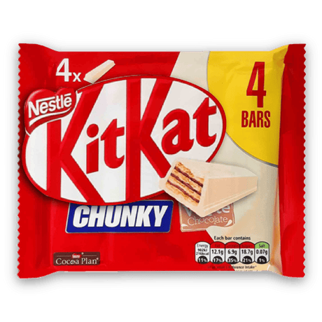 Nestle KitKat Chunky white chocolate 4Ct (UK) - CrescentMarket