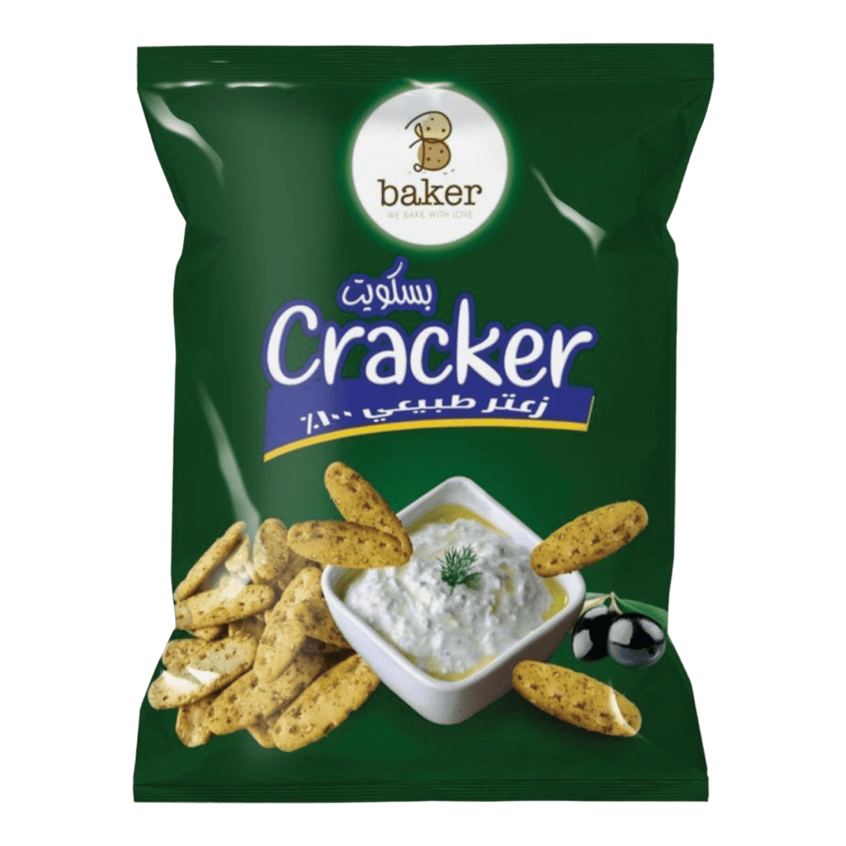 Baker Zaatar crackers 45gr - CrescentMarket