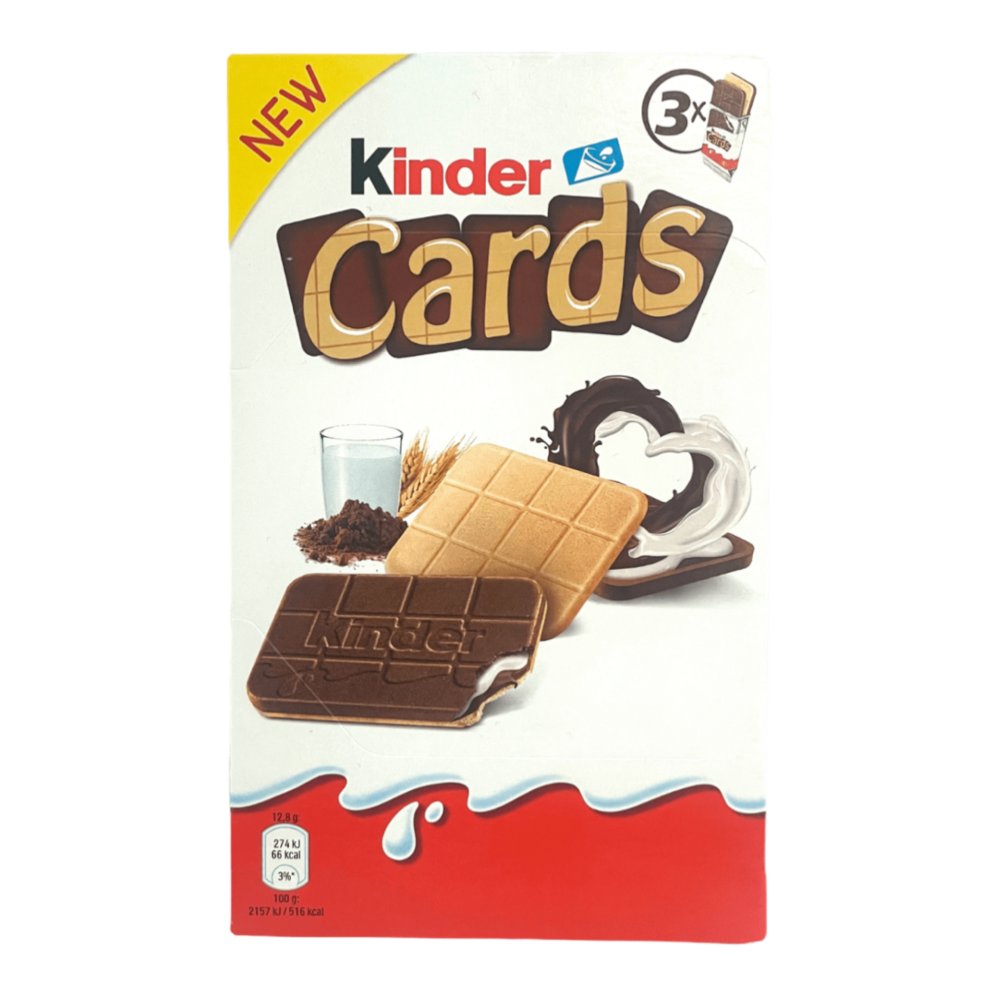 kinder Cards Chocolate Wafers (30 X 2 Cards)