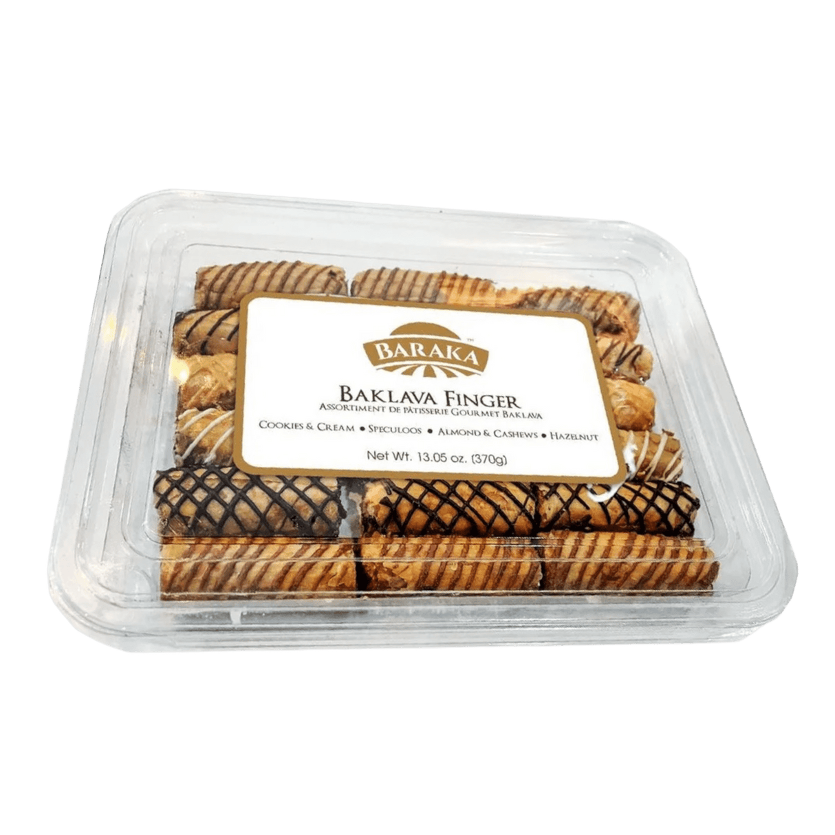 Baraka Assorted Baklava Fingers 370gr - CrescentMarket